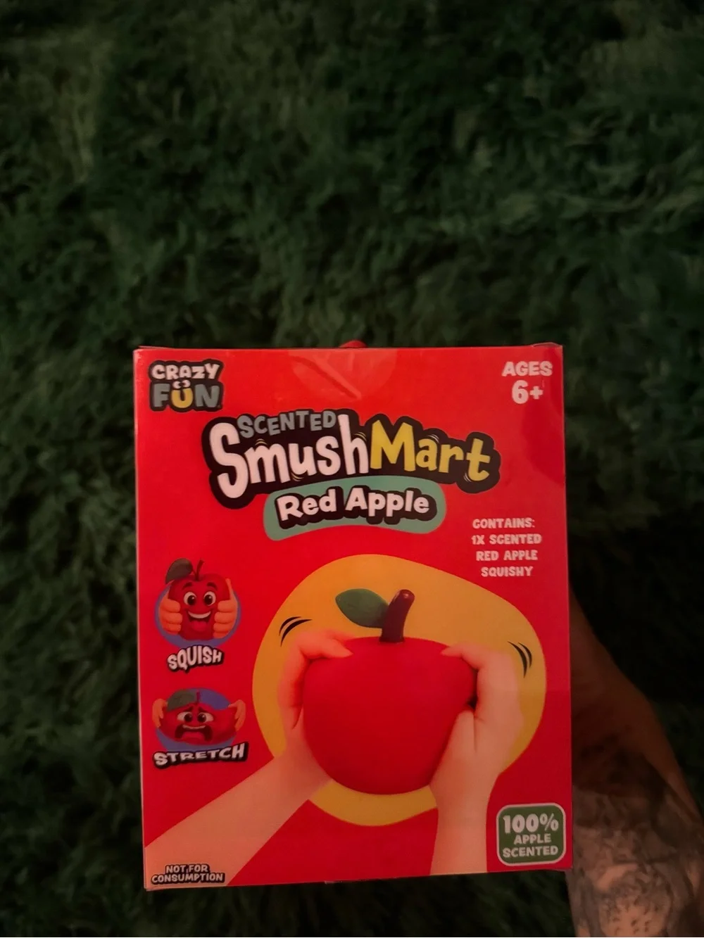 1 Smush Mart Red Apple Scented Squishy